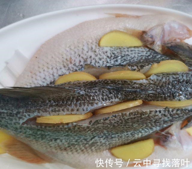 一道味道鲜美的清蒸鲈鱼，鱼肉鲜嫩！