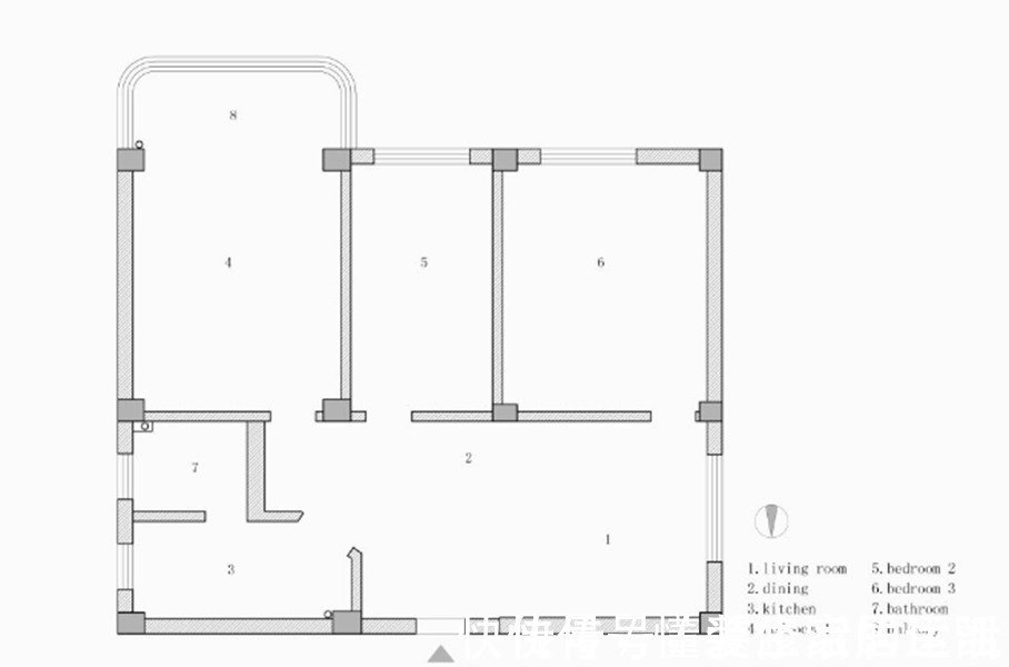 隔墙|80㎡实用主义装修,简约黑白灰色调,全屋简单又大气