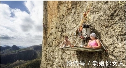 极限运动|住在悬崖上的夫妻，吃喝拉撒都在山上，稍有不慎就会跌落悬崖