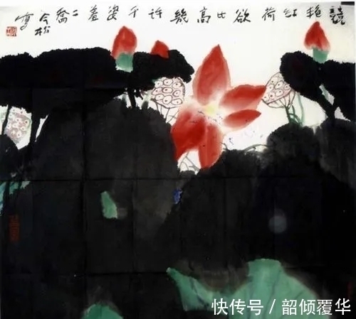 花鸟画|浓墨重彩|冯今松花鸟画