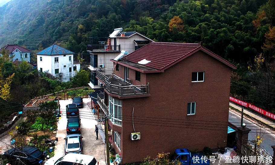 柿子|长兴有一个美丽的小山村，它的名字叫石岕口，仿佛静谧的山水画般