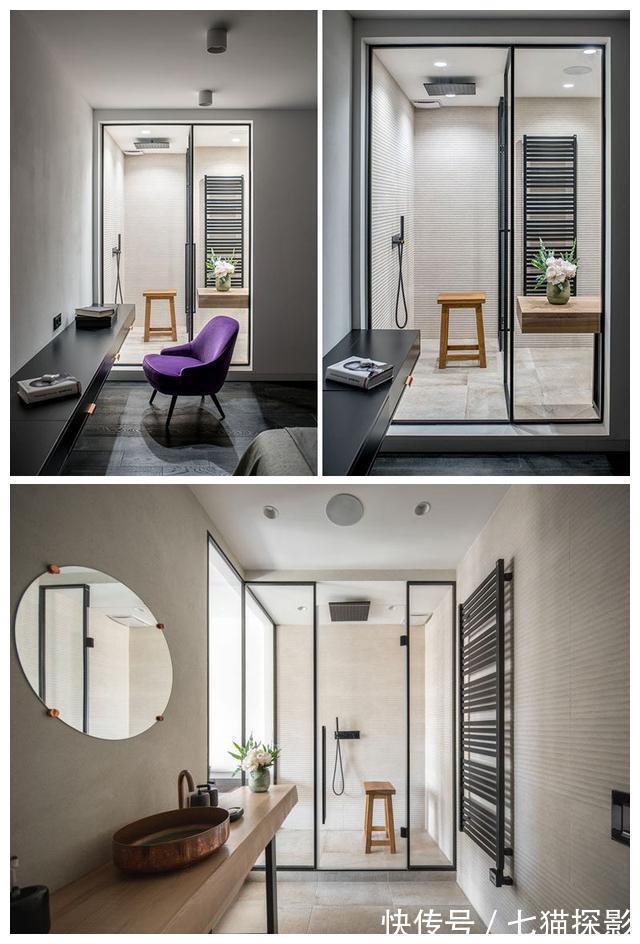 装修|公寓装修改造,一个玻璃隔断划分三间卧室出来,外国佬就是会玩