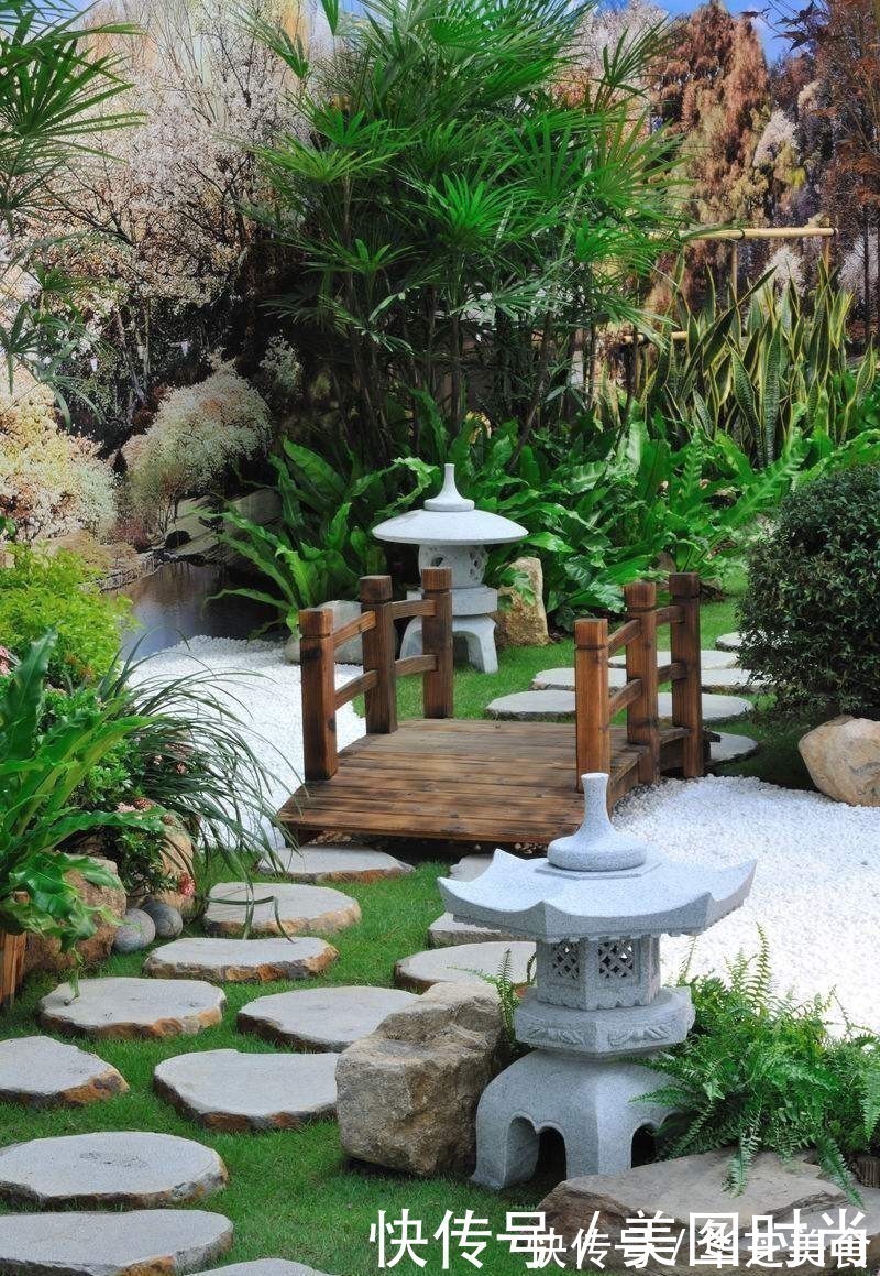 小院|现代日式混搭小院,没想到这么融洽舒适,这样的院子给我来一打!