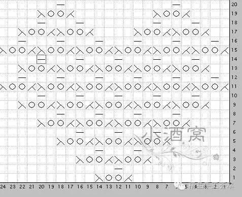  心形|小酒窝编织的镂空心形图案的开衫图片