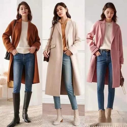 牛仔裤搭针织开衫，简约又不简单，也算是逆袭了