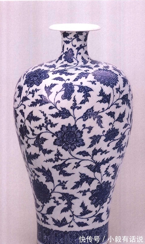 雍正&御窑佳品,卓绝之姿——明宣德御制青花缠枝莲纹小梅瓶|乐·赏