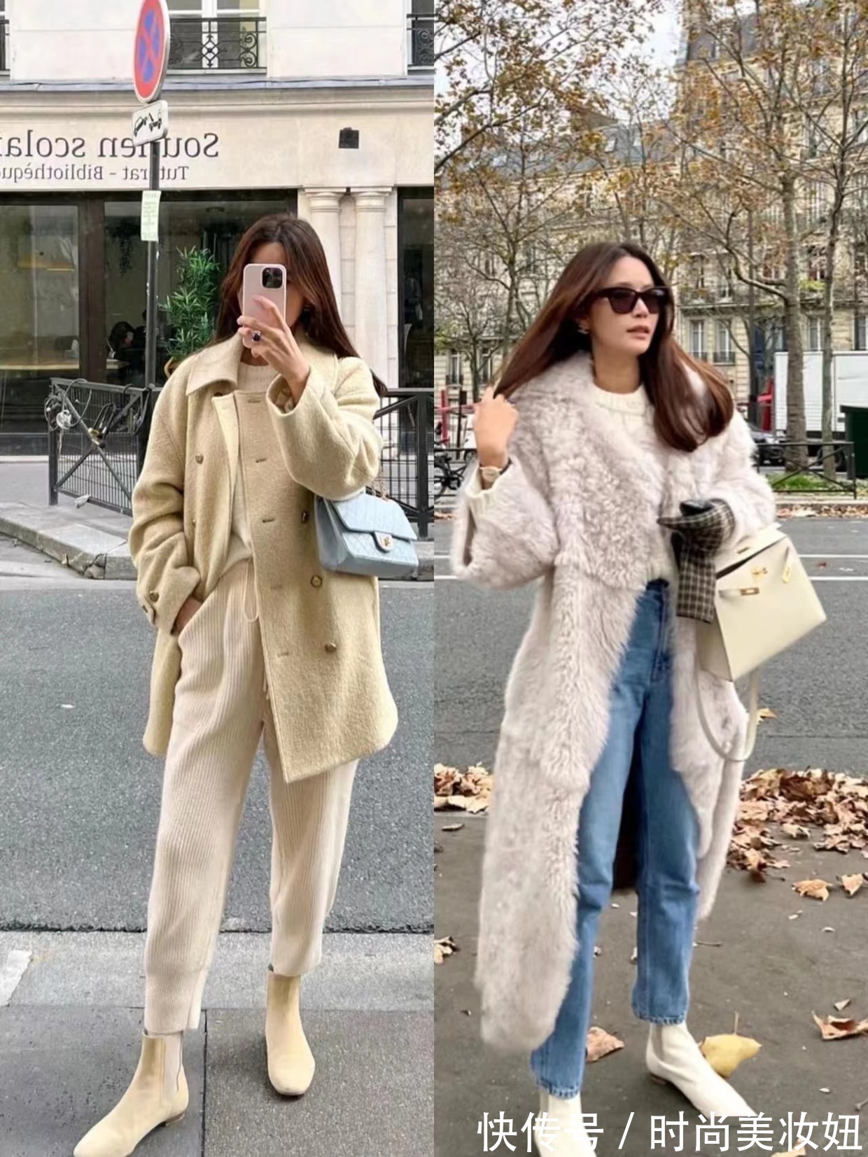 洋气 今年“打底裤”过时了,外套还是搭配长裤更洋气,照穿时髦翻倍