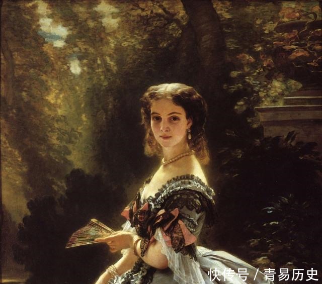 画家|德国宫廷画家,弗朗兹·克萨韦尔·温特哈尔特,人物油画作品欣赏