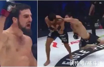 ko|昨天，小鹰赛事惊现“飞翔拳”KO！历史首例