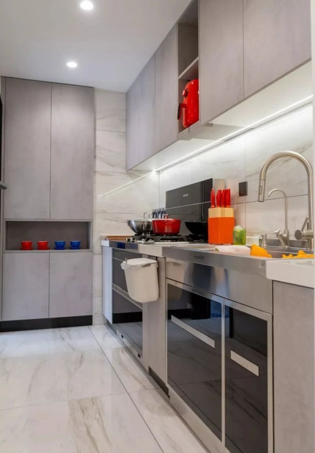 小茶几|93㎡现代两居,客厅无主灯设计清爽简约、舒适干净小家