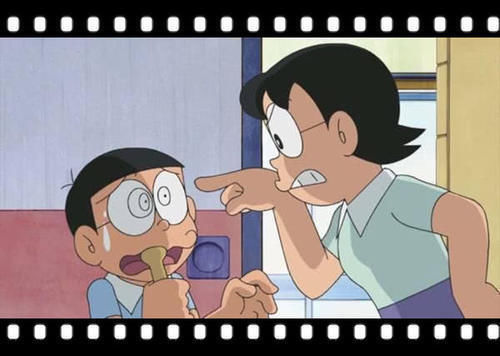 大雄|哆啦A梦大雄妈妈超“惊艳”,戴上眼镜是母亲,摘掉眼镜变少女