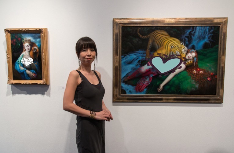 性感!太上头!她笔下的神秘唯美女子,比蜜桃还嫩!