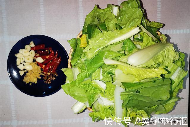 味道|鲜脆碧绿的炝炒快菜，看着就有食欲，口感和味道都棒得很呀