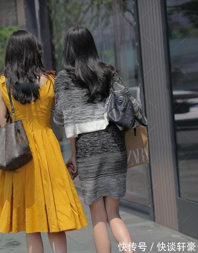 高跟 时尚明黄色A字连衣裙+精美高跟鞋,可爱青春性感十足,很是高级