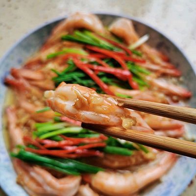 小米辣|蒜蓉开背虾