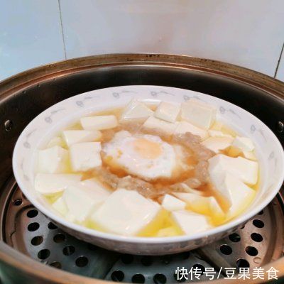 蒸蛋|豆腐肉饼子蒸蛋