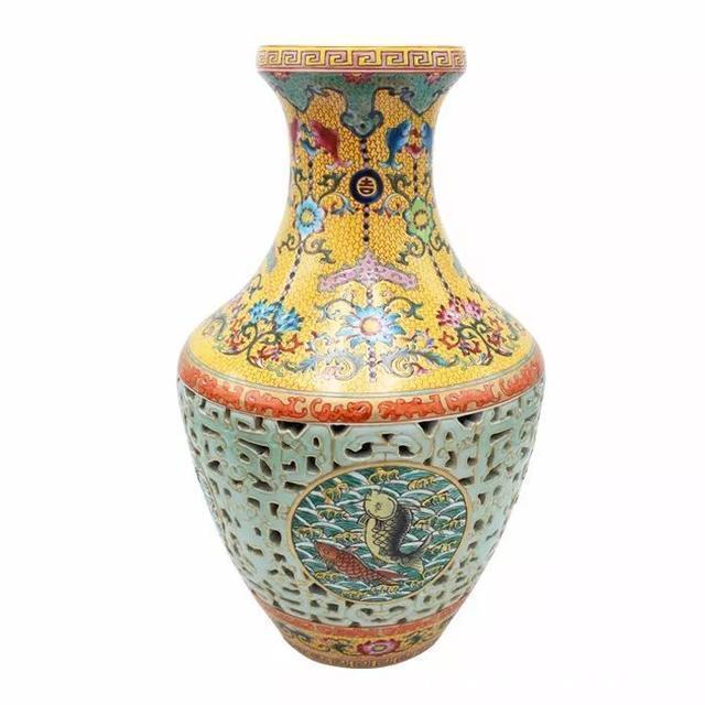 清乾隆粉彩镂空|中国瓷器最贵的粉彩(约5.5亿)