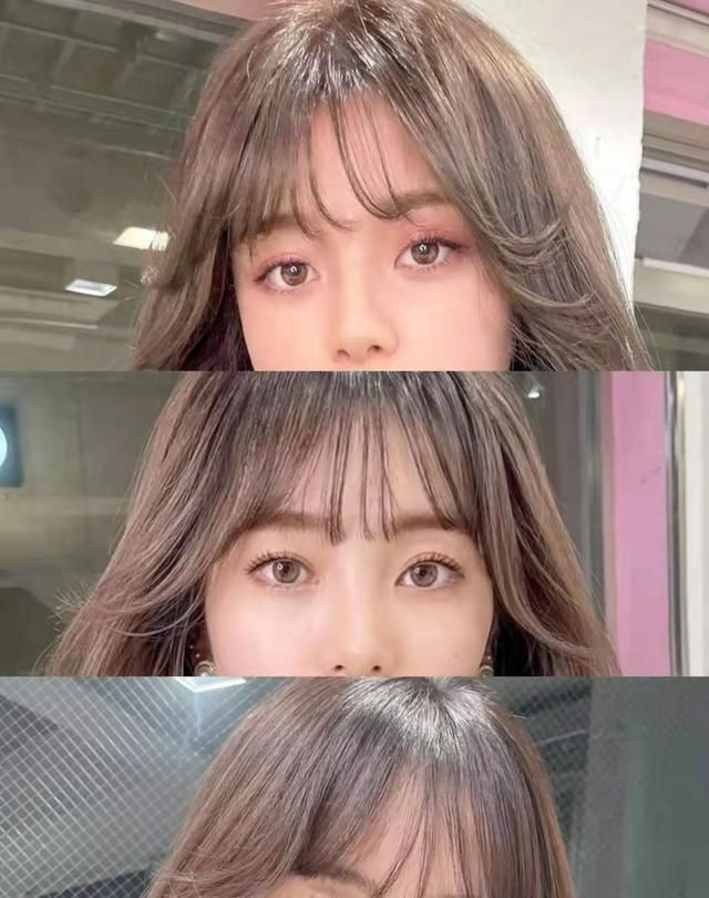 中分八字刘海|剪眉上短刘海“翻车”了,感觉又“丑”又显脸大,几天才能长长?