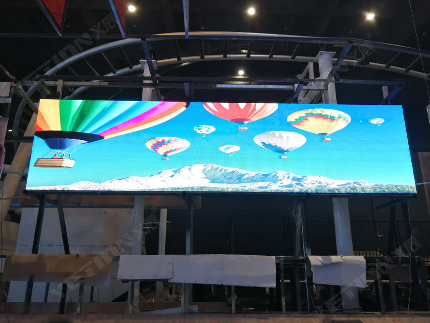 led|YETION义辰LED显示屏，助广东广州增城游乐园，打造展示系统平台