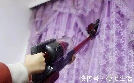 棉布料|窗帘没洗过?用这招,不用拆不用水洗,干净如新,太厉害了