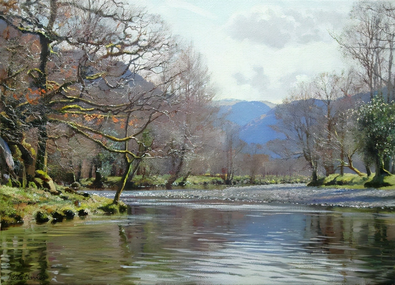 Peter#英国Peter Barker油画风景(二)