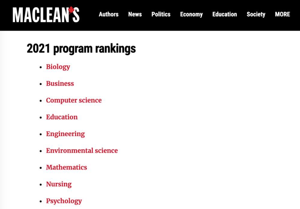 卡尔加里大学|麦克林9大热门大学专业院校排名出炉！启德为您解读