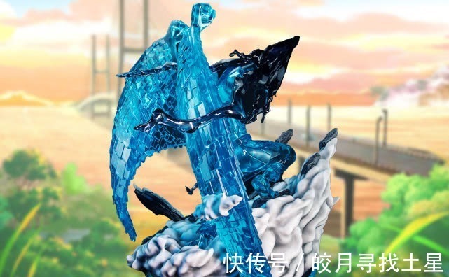 宇智波家族|卡卡西须佐能乎的手办,铠甲与千鸟酷炫,身边还有2个神威