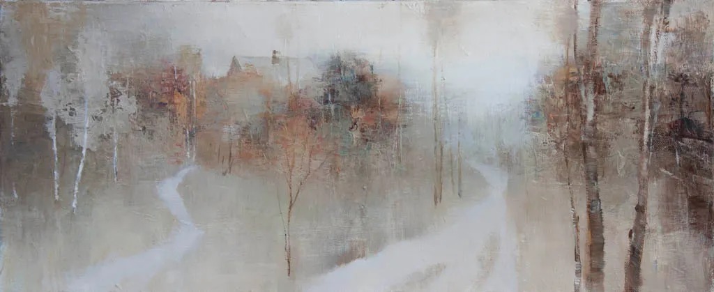 笔触@笔触率性,优雅朦胧的风景油画,迷人!