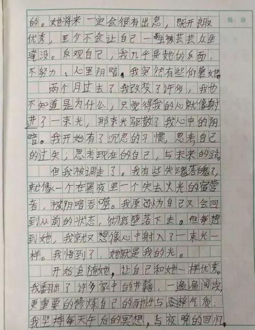 “她就是我的光!”小学生作文“暗恋”走红,网友:鲁迅的风格