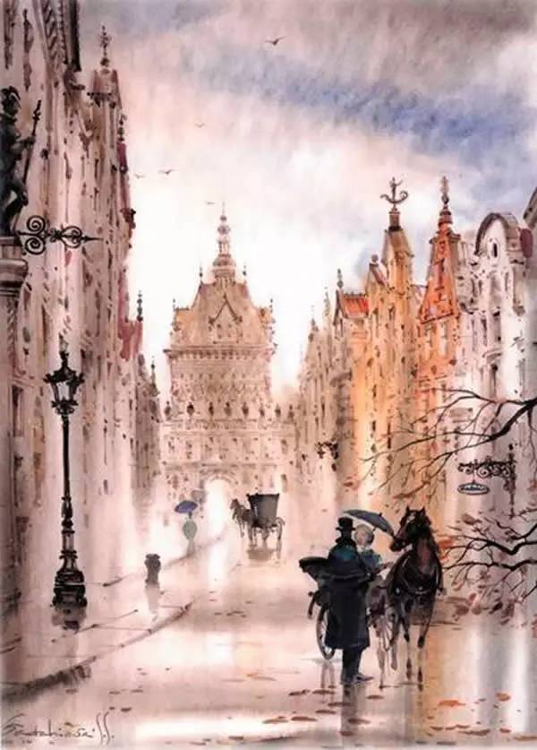 喜欢|诗一样美的俄罗斯水墨画,你也喜欢吗?