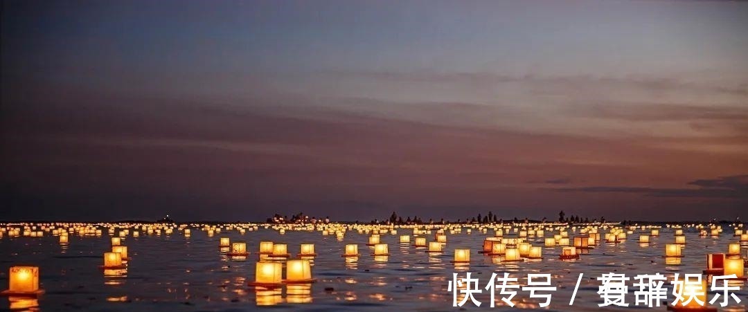 中元节&中元节:点一盏心灯,愿天上的亲人一切安好!