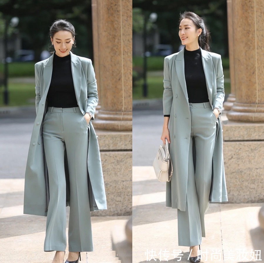 大衣|论大衣“显贵”穿搭,就服这位40岁素人博主,高级实用又提升气质