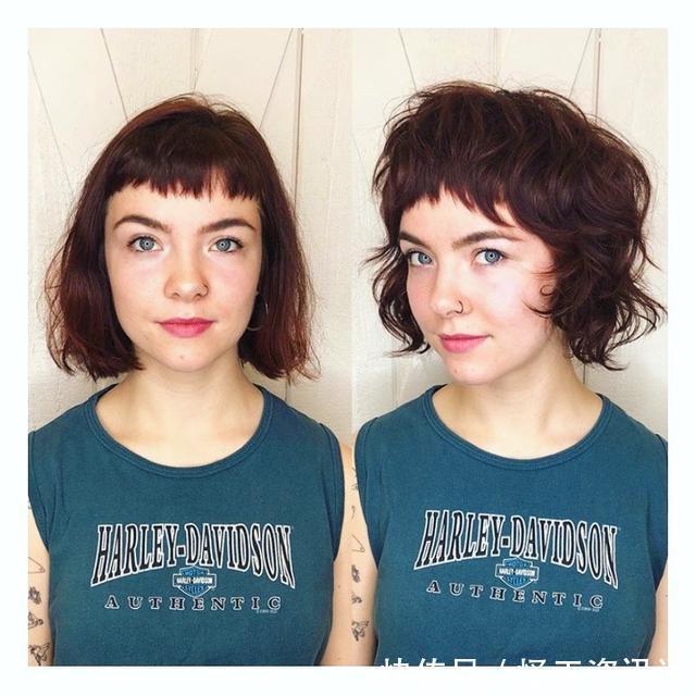 中大卷 换发型等于换脸,中年阿姨一换年轻10岁都不止,美到自己都笑了