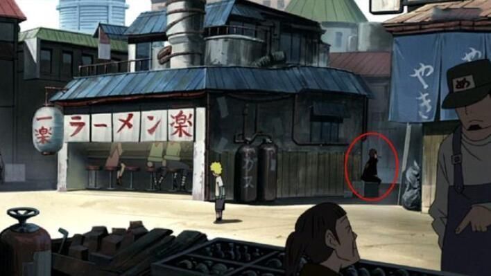 火影迷|这样的穿帮镜头你看出来了吗?鸣人父子擦肩而过,佐助客串跑龙套