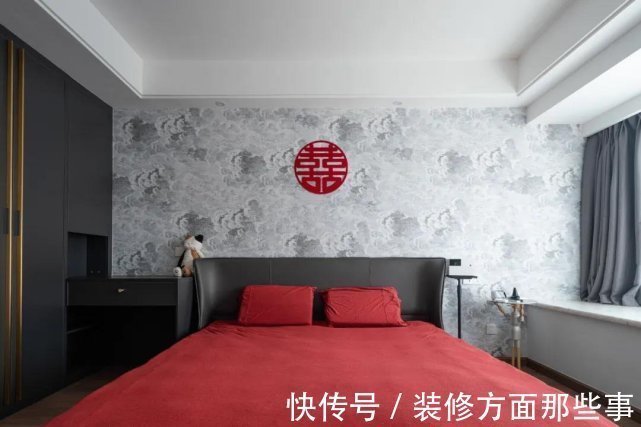 二厅|129平现代风四居室,在灰色空间汇总加入木质元素,更加有温度