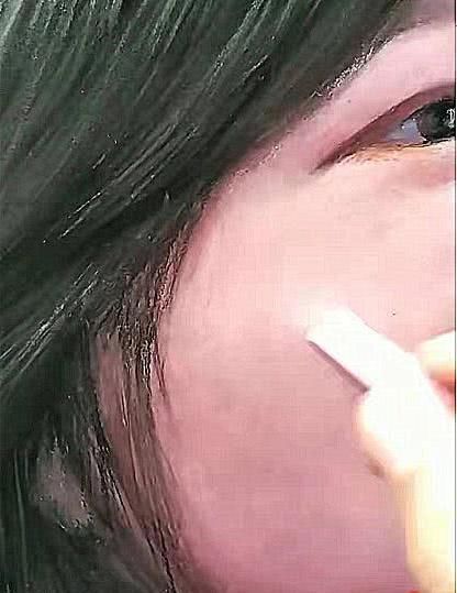 贾玲|美术生给贾玲“换脸”,开头别把画毁了,最后看看我