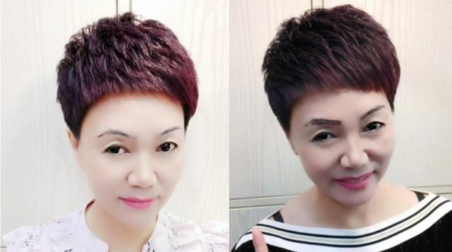 为什么老人都喜欢短卷发？因为短发干练好打理，显发量又时髦减龄