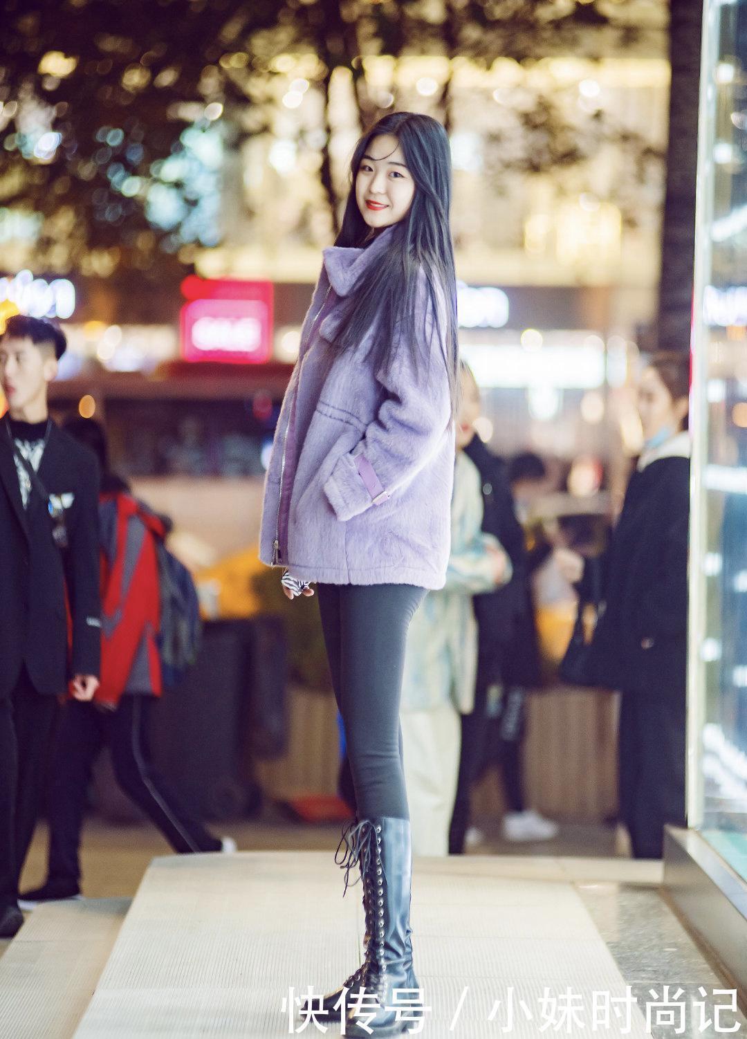 冬天怎么能少一双长靴呢, 看街拍下的女神如何驾驭, 你也可以很美