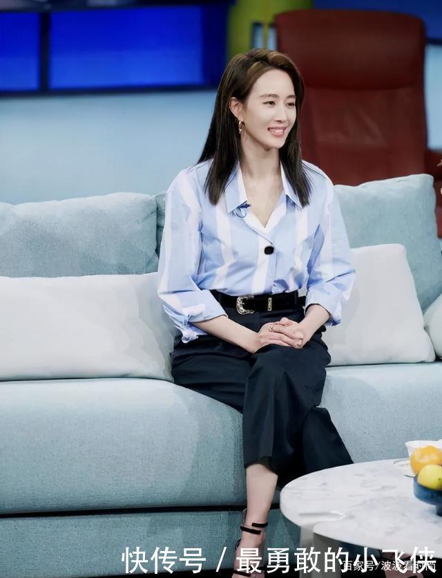 优雅|张钧甯又飒又美,毛呢外套配阔腿裤干练优雅,短发造型更气质