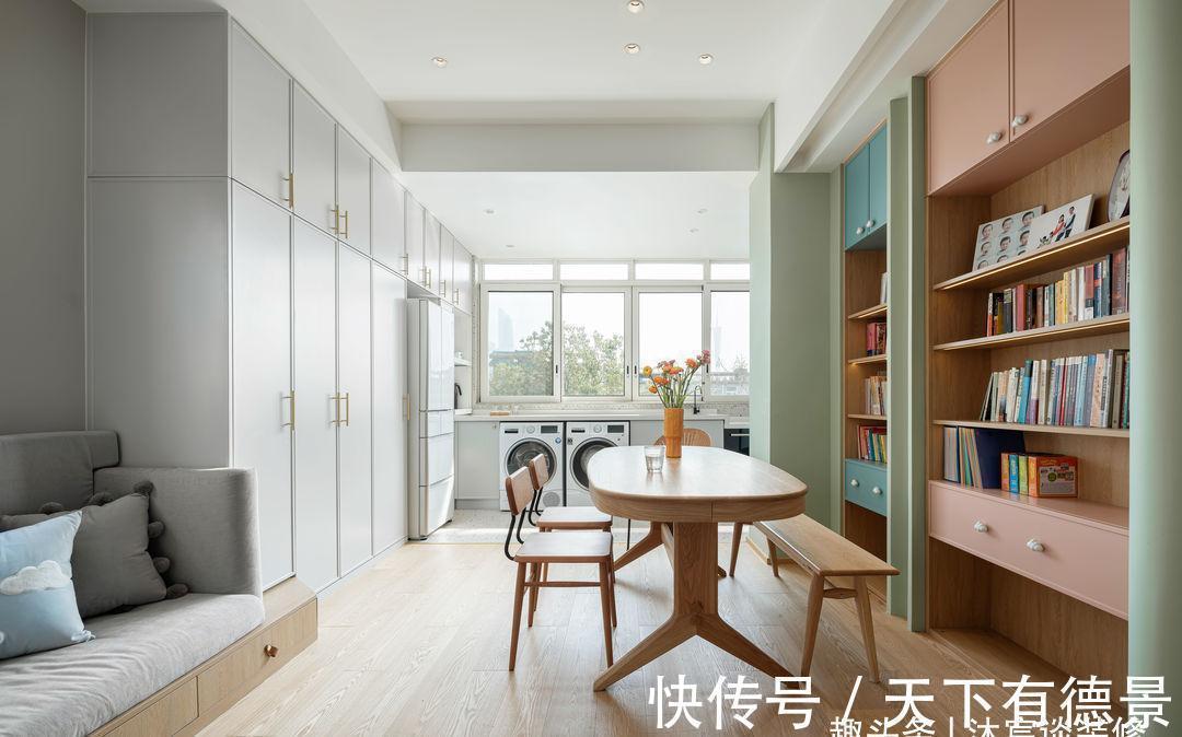 收纳|佩服!她把仅55㎡的家重新改造,有“4室”两卫,老破小逆袭成功