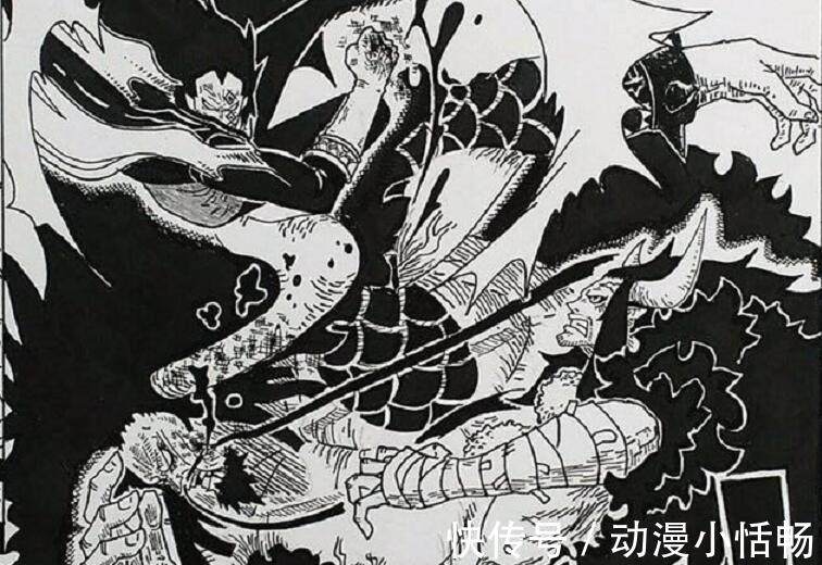 漫画|海贼王:路飞老爸抵达和之国,绿牛与凯多联手打不过龙