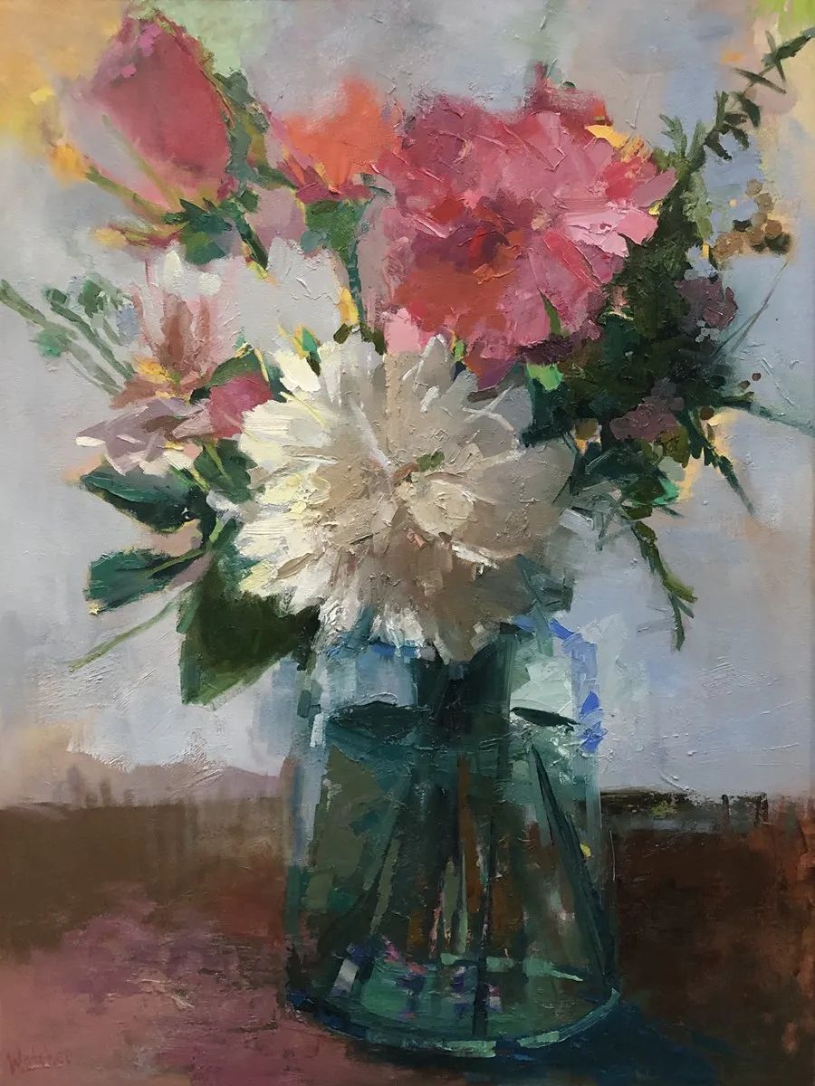 笔力独到，气势如虹，看看这二位的油画