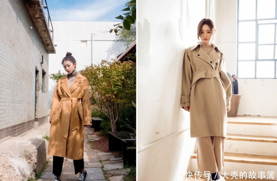 小蛮|今冬流行什么?当然收腰大衣+阔腿裤,穿出小蛮腰还提升气质!