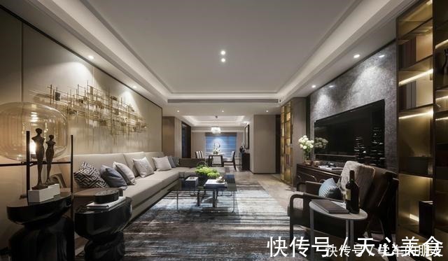 美学|230㎡现代轻奢大平层,精于形,奢于心,演绎新中产的生活美学!