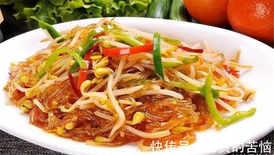 粉条|粉条炒豆芽,下饭的美味,做法很简单