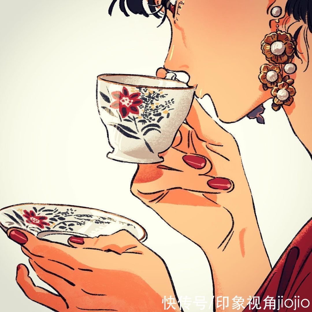 插画|复古感的动漫美少女插画,第一眼就被惊艳到了