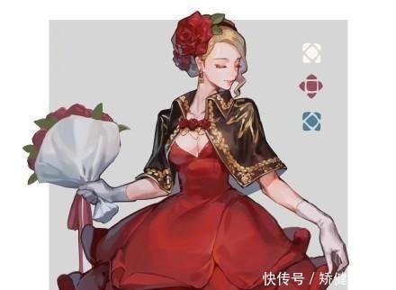 绝色|画师将花朵拟人变成美少女,昙花是绝色仙女,只有玫瑰花最特别