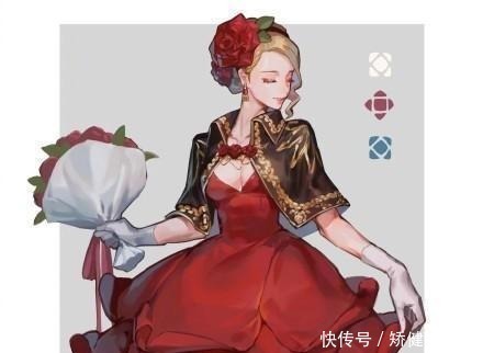 绝色|画师将花朵拟人变成美少女，昙花是绝色仙女，只有玫瑰花最特别