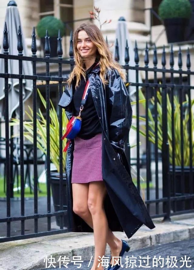 外套|外套穿搭经典的黑色外套,秋冬怎么穿才能气质不沉闷!