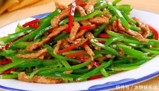 家常菜|肉丝滑嫩,青椒爽口,百吃不厌得家常菜,孩子最爱吃了呢
